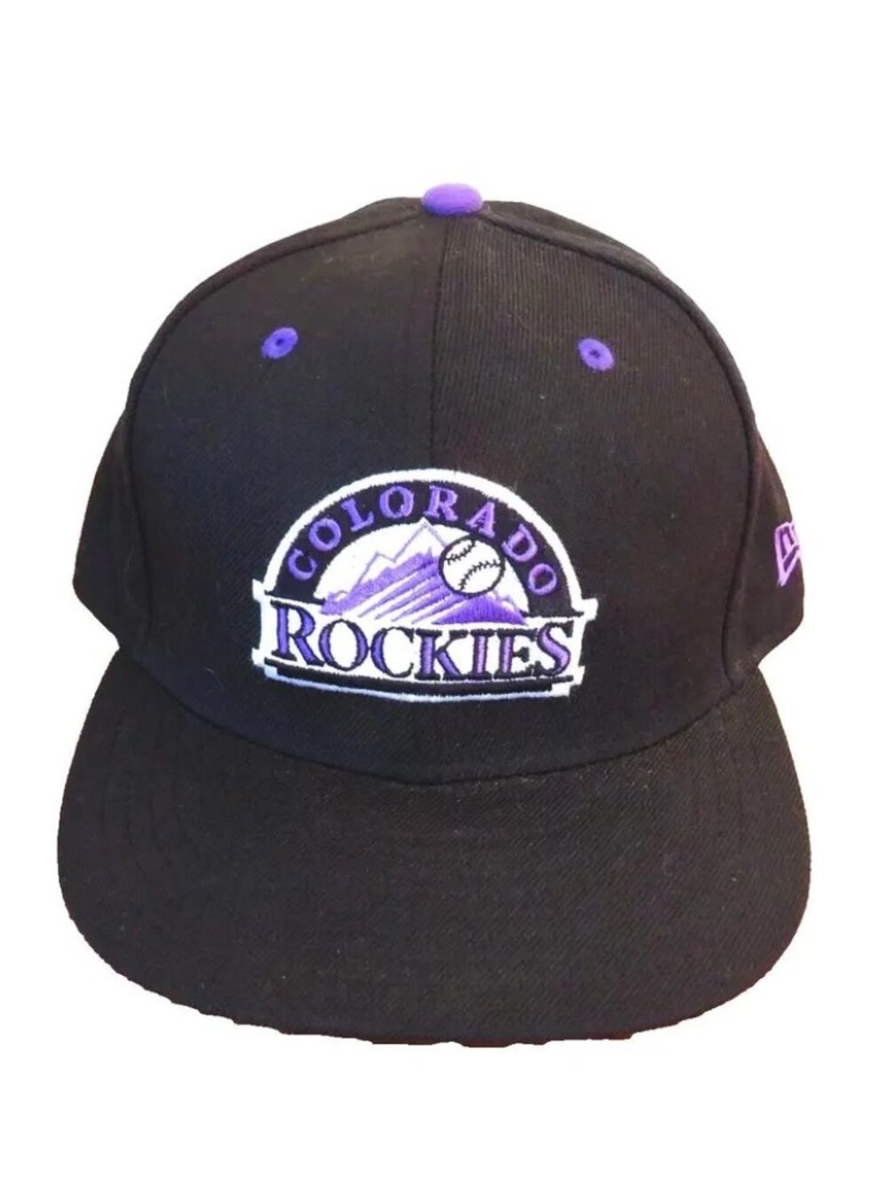 Vintage Colorado Rockies baseball hat new era 59fifty size 7 1/8